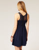 Women's Splendid Shadow Stripe and Mesh Cotton Dress